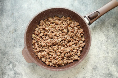 Запеканка из лапши с фаршем в духовке