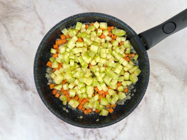 Булгур с кабачками