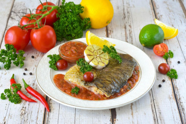 Филе карпа в духовке