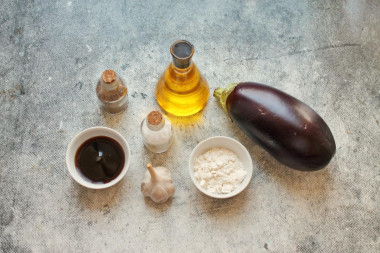 Хрустящие баклажаны с чесноком