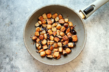 Хрустящие баклажаны с чесноком