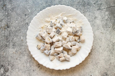 Хрустящие баклажаны с чесноком