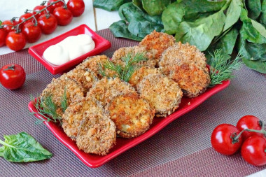 Хрустящие баклажаны в духовке