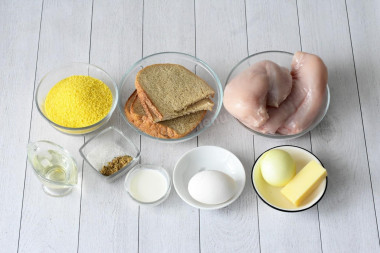 Куриные котлеты в панировке