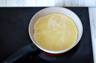 Лепешка без начинки на сковороде