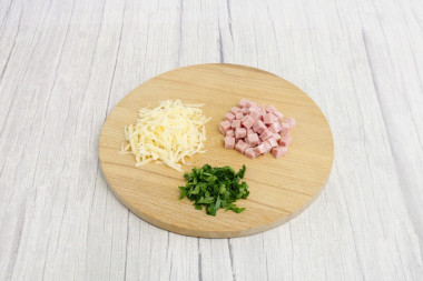 Маффины с ветчиной и сыром