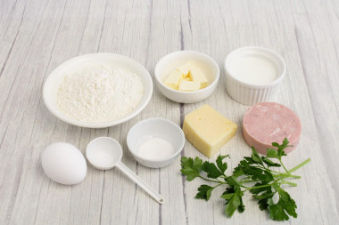 Маффины с ветчиной и сыром