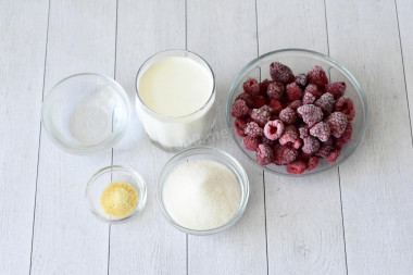 Малиновый мусс