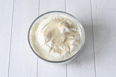 Пасхальный кулич на сливках