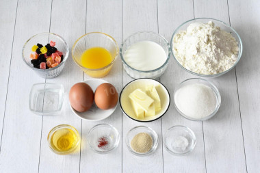 Пасхальный кулич на сливках