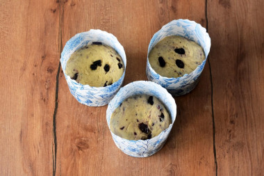 Пасхальный кулич на сухом молоке