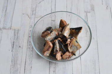 Паштет из рыбных консервов