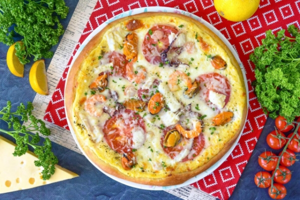 Пицца морская