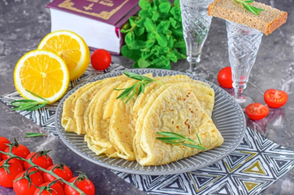 Постные блины на поминки