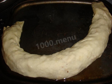 Постный яблочный штрудель