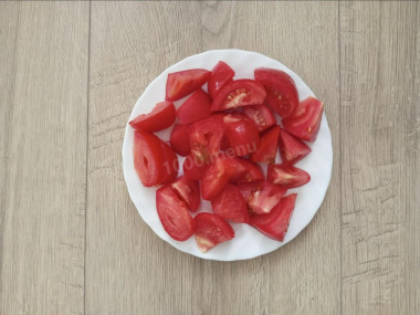 Рагу с курицей и баклажанами