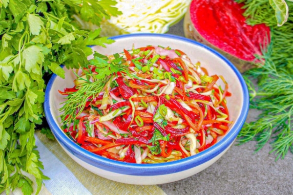 Салат Щетка для похудения