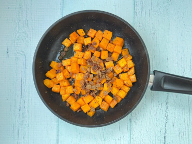 Сладкие кусочки тыквы