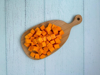 Сладкие кусочки тыквы