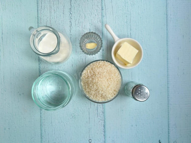 Сливочный рис на сковороде