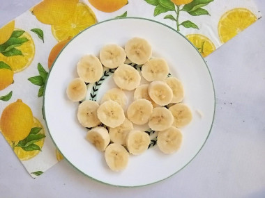 Смузи кефир банан овсянка