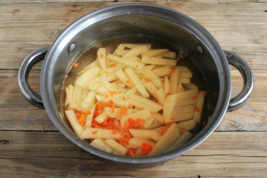 Суп из зеленой стручковой фасоли