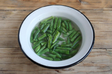 Суп из зеленой стручковой фасоли