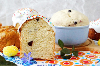 Тесто для куличей на топленом молоке