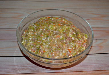 Очень ленивые голубцы с капустой рисом на сковороде