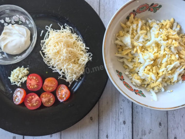 Рулетики из баклажанов с разными начинками
