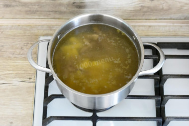 Суп из говяжьего языка