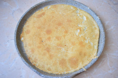 Блины на кефире и кипятке тонкие
