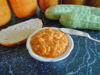 Кабачковая икра с майонезом через мясорубку