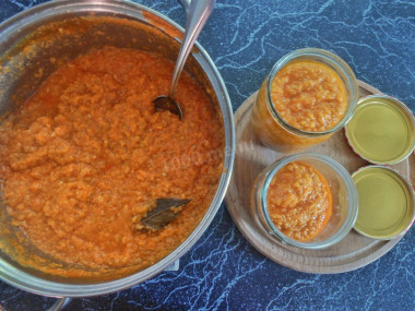 Кабачковая икра с майонезом через мясорубку