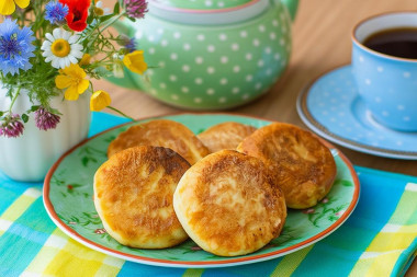 Классические сырники из творога на сковороде