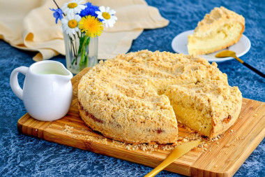 Королевская ватрушка с творогом в духовке классическая