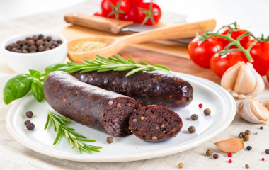 Кровянка домашняя кровяная колбаса с гречкой