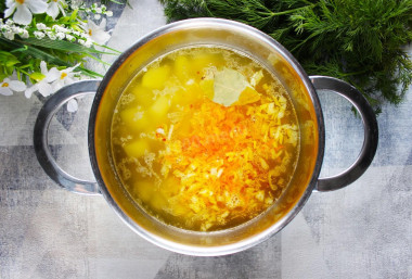 Куриный суп со звездочками