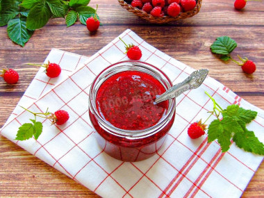 Малина с сахаром без варки на зиму