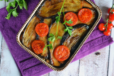 Мусака с картофелем баклажанами и фаршем