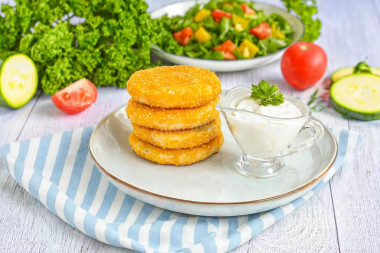 Постные котлеты из картошки