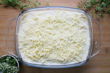 Простая лазанья с фаршем в духовке