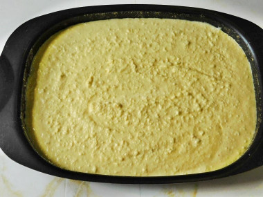 Творожная запеканка с яблоками в духовке