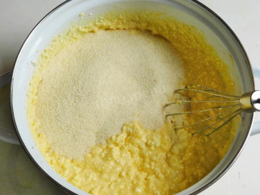 Творожная запеканка с яблоками в духовке