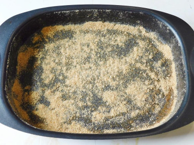 Творожная запеканка с яблоками в духовке