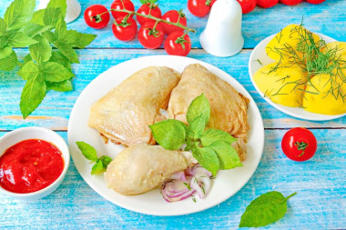 Вареная курица