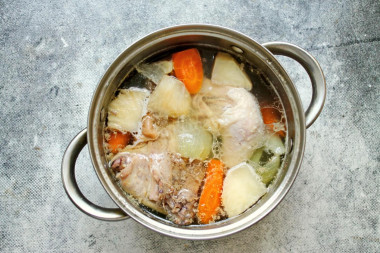 Вареная курица
