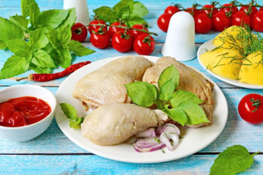 Вареная курица