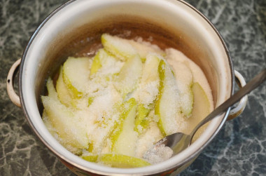 Варенье из груш дольками на зиму янтарное