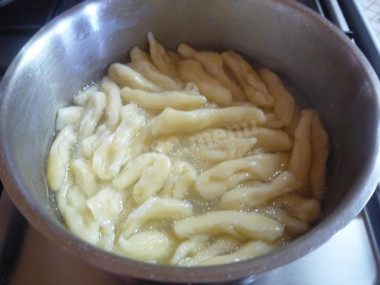 Чеченские галушки с мясом